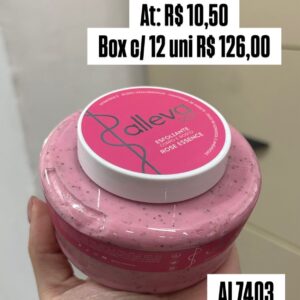 Esfoliante Corpo e Rosto Rose Essence Alleva