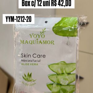 Máscara Facial Skin Care Aloe Vera YoyoMaquiamor